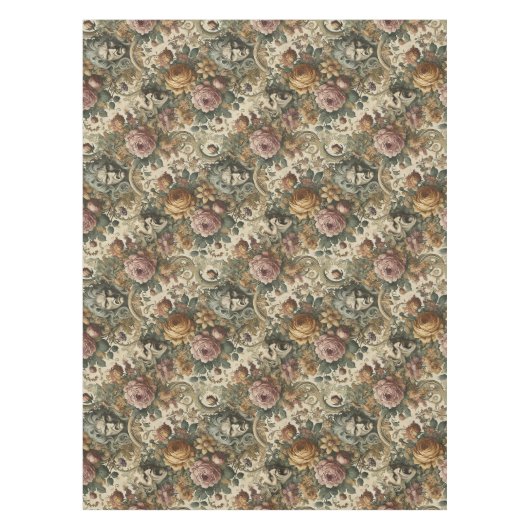 Brain Fog - Gothic Large Pattern Tischdecke (Vorderseite)