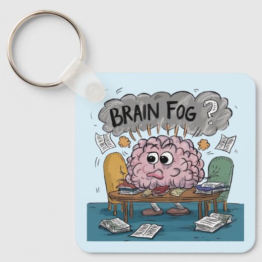 Brain Fog Schlüsselanhänger (Vorderseite)