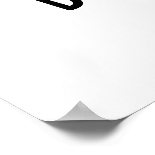 Brain Food Funny Anatomy Pun Poster (Ecke)