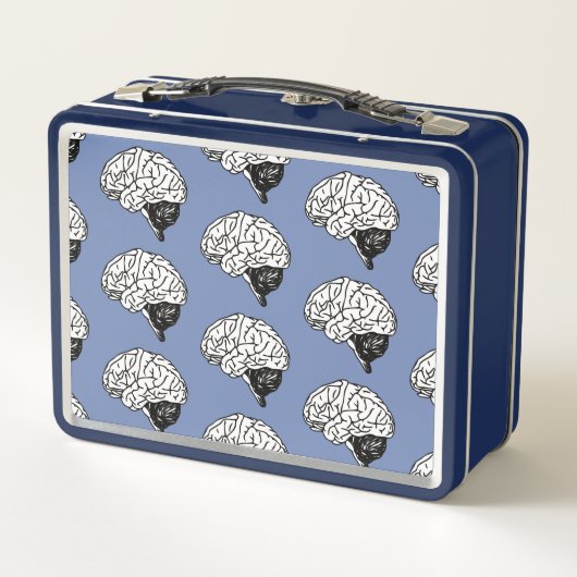 Brain Food für Phat Heads von Aleta Metall Lunch Box (Rückseite)