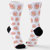 Brain Found Funny Slogan Socken (Gewinkelt)