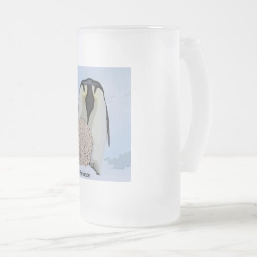 Brain Freeze 2 Mattglas Bierglas (VorderseiteRechts)