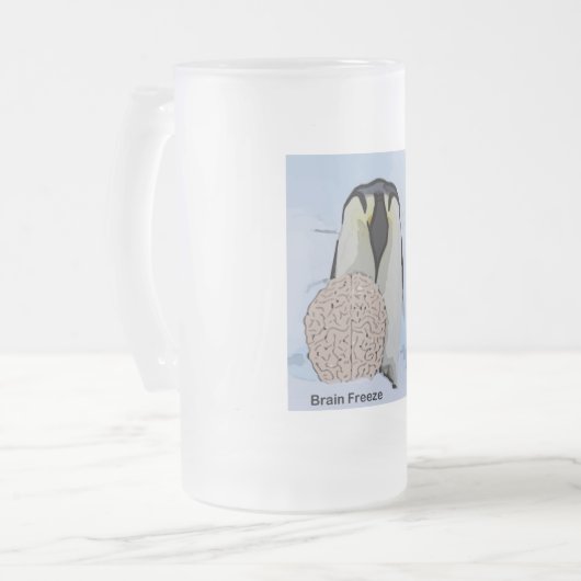 Brain Freeze 2 Mattglas Bierglas (Vorderseite Links)