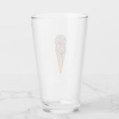 Brain Freeze Eiscreme Glas (Rückseite)