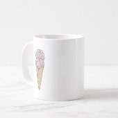 Brain Freeze Eiscreme Kaffeetasse (Vorderseite Links)
