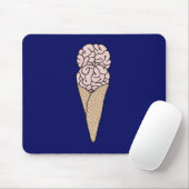 Brain Freeze Eiscreme Mousepad (Mit Mouse)