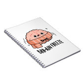 Brain Freeze Funny Biology Anatomie Pun Notizblock (Rechte Seite)