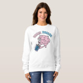 Brain Freeze Funny Cartoon Sweatshirt (Vorne ganz)