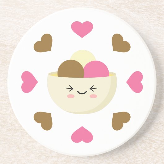 Brain Freeze Getränkeuntersetzer (Vorne)