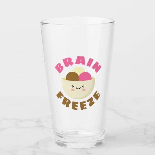 Brain Freeze Glas (Vorderseite)
