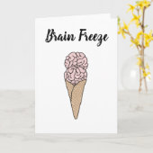 Brain Freeze Ice Creme Karte (Gelbe Blume)