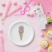 Brain Freeze Ice Creme Pappteller (Party)