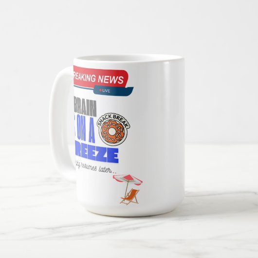 Brain Freeze Kaffeetasse (Vorderseite Links)