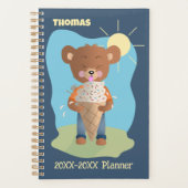 Brain Freeze Kid Fun Academic Planner Planer (Vorderseite)