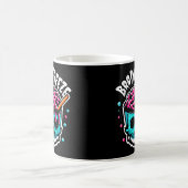 Brain Freeze Skull Spooky Halloween Drink Design Kaffeetasse (Mittel)