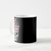 Brain Freeze Skull Spooky Halloween Drink Design Kaffeetasse (Vorderseite Links)