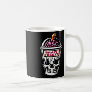 Brain Freeze Skull Spooky Halloween Drink Design Kaffeetasse