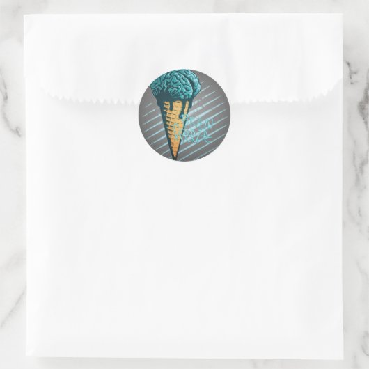 Brain Freeze Sticker (Tasche)