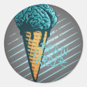 Brain Freeze Sticker (Vorderseite)