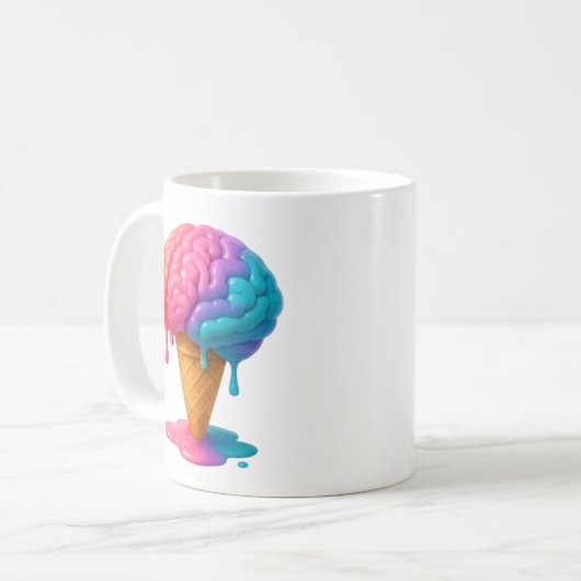 Brain Freeze: Süße Ideen schmelzen schnell Kaffeetasse (Vorderseite Links)