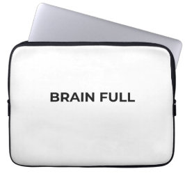 Brain Full Minimalist Professional Laptop Sleeve
