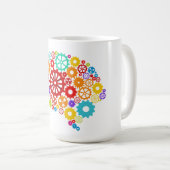 Brain Gears Basic-Tasse Kaffeetasse (VorderseiteRechts)
