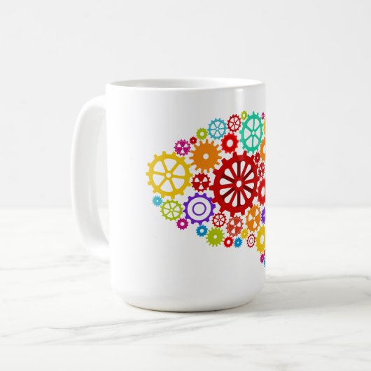 Brain Gears Basic-Tasse Kaffeetasse (Vorderseite Links)