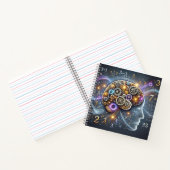 Brain Gears & Mathematische Intelligenzgestaltung Notizblock (Innenseite)