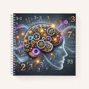 Brain Gears & Mathematische Intelligenzgestaltung Notizblock