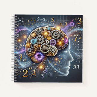 Brain Gears & Mathematische Intelligenzgestaltung Notizblock