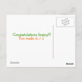 Brain Gears Postcard Postkarte (Rückseite)