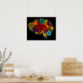 Brain Gears Poster (Küche)