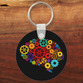 Brain Gears Schlüsselanhänger (Vorderseite)