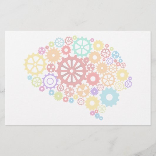 Brain Gears Stationery Briefpapier (Vorderseite)