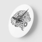 Brain Gears Wall Clock Runde Wanduhr (Winkel)