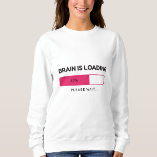 Brain geladen, bitte warten sweatshirt