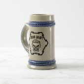Brain Gravy Stein Bierglas (Vorderseite Links)