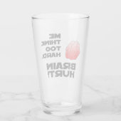 Brain Hurt Black Glas (Rückseite)