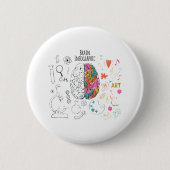 Brain Infographic Button (Vorderseite)