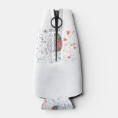 Brain Infographic Flaschenkühler (Rückseite)