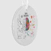 Brain Infographic Ornament (Vorderseite)