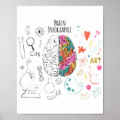 Brain Infographic Poster (Vorne)