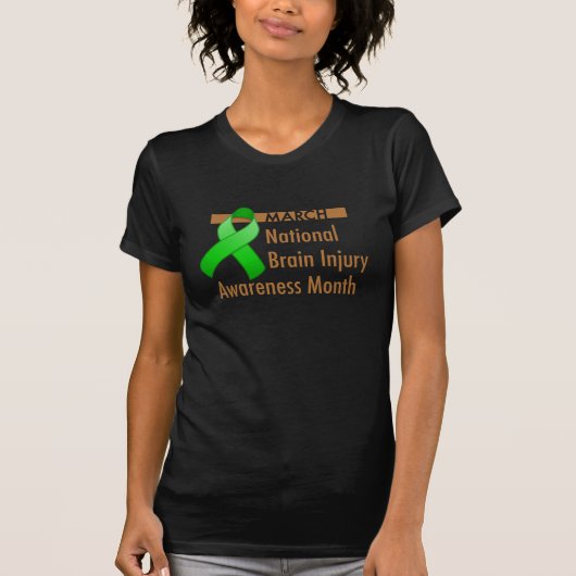 Brain Injury Awareness Month Dark Shirt (Vorderseite)