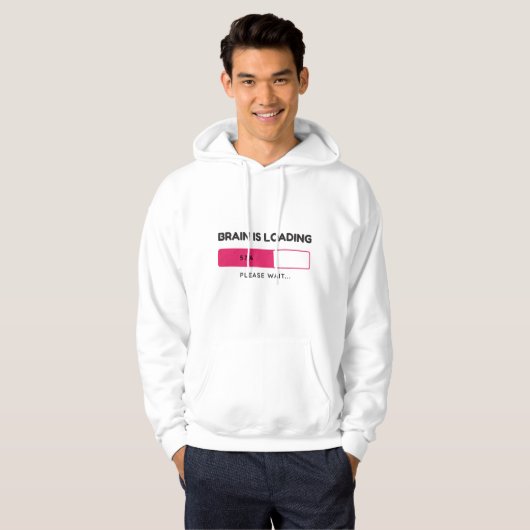 Brain is loading, please wait hoodie (Vorne ganz)
