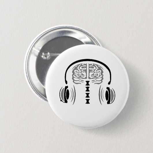 Brain Jam (Gray Matter) Button (Vorne & Hinten)