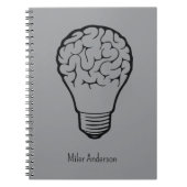 Brain Lamp - Creative Thinking Notebook- Mapping  Notizblock (Vorderseite)