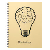 Brain Lamp - Creative Thinking Notebook- Mapping  Notizblock (Vorderseite)