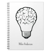 Brain Lamp - Creative Thinking Notebook- Mapping  Notizblock (Vorderseite)
