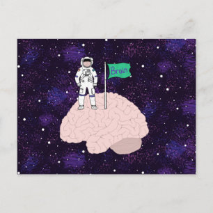 Brain Landing Postkarte