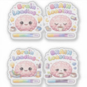 Brain Loading Creative Custom-Cut Vinyl Sticker (Vorderseite)